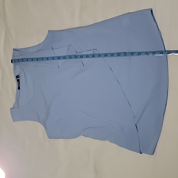 APT.9 Light Blue Sleeveless Blouse - Picture 7 of 7